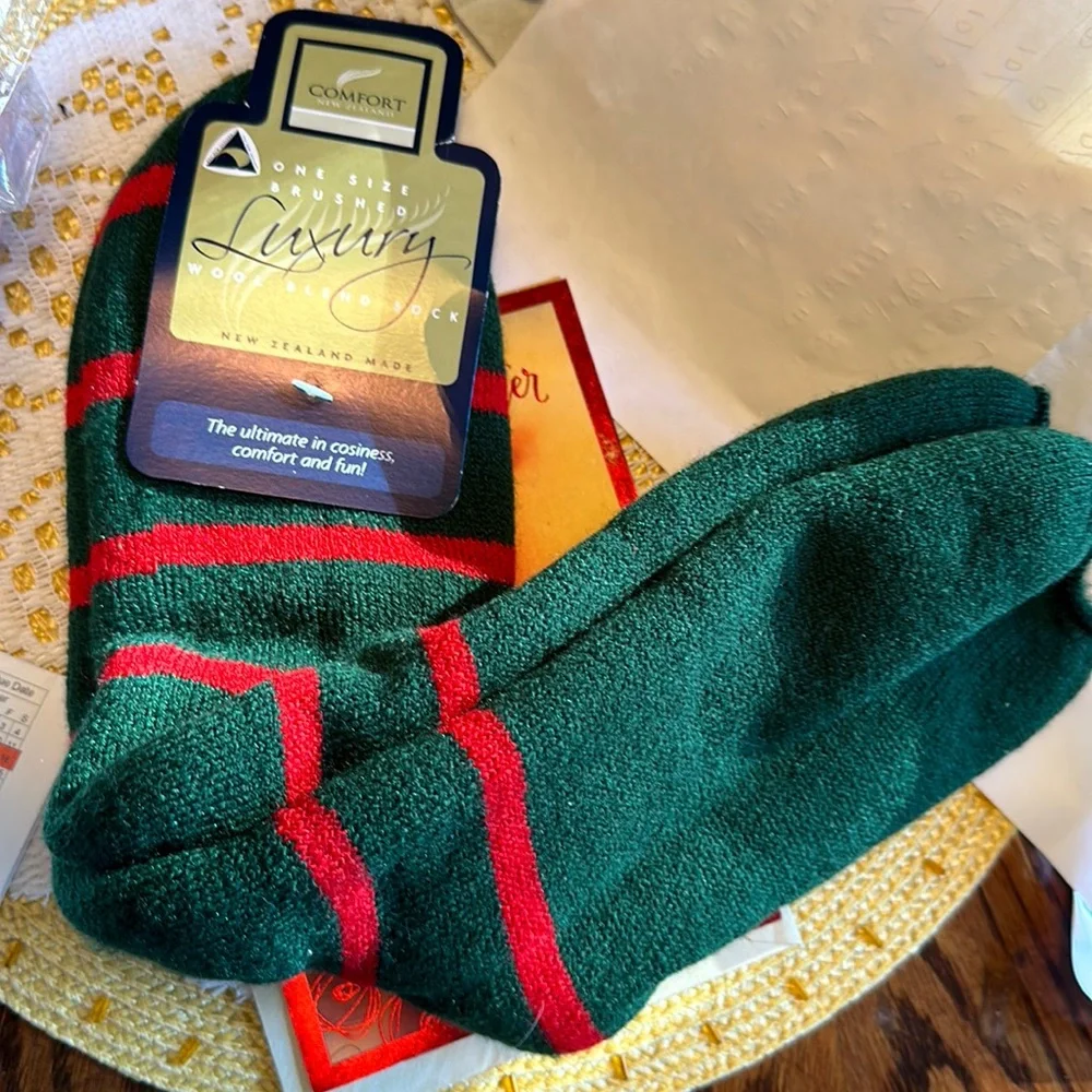 New Zealand Comfy  Unisex Socks NWT